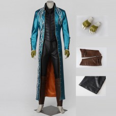 Devil May Cry 3 Vergil Cosplay Costumes DMC Halloween Suit