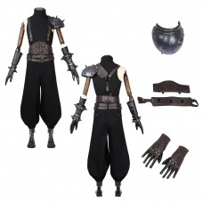FF7 Remake Cloud Strife Halloween Cosplay Costumes Black Final Fantasy VII Rebirth Suit