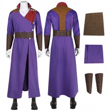 BG3 Gale Cosplay Costumes Baldurs Gate Suit Purple Halloween Outfit