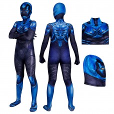 Kids Blue Beetle Cosplay Suit Jaime Reyes Halloween Costumes