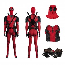 Deadpool 3 Cosplay Jumpsuit Deadpool Wade Wilson Halloween Costumes Printed Version