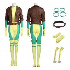 X-Men Anna Marie Halloween Cosplay Costumes Rogue Suit