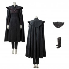 Daenerys Targaryen Halloween Suit Game of Thrones Black Cosplay Costumes