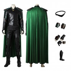 Loki Suit Movie Thor 3 Ragnarok Cosplay Costumes Halloween Outfit