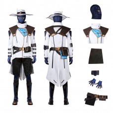 Game Valorant Cosplay Costumes Man Cypher Suit Halloween Outfit