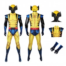 X-Men 97 Wolverine Cosplay Jumpsuit James Howlett Costumes Men Halloween Suit