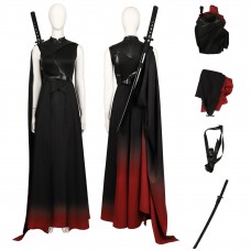 The Three-Body Problem Halloween Suit 3 Body Problem Halloween Cosplay Costumes Black Dress