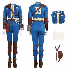 Fallout Female Cosplay Costumes 2024 TV Fallout Lucy Suit Blue Outfits