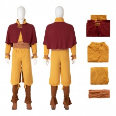 Avatar The Last Airbender Suit Adult Aang Halloween Cosplay Costumes