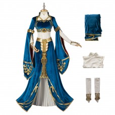 Princess Zelda Halloween Cosplay Costumes The Legend of Zelda Breath of the Wild Suit Dress Outfits