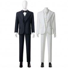 Joaquin Halloween Costumes 2024 Joker: Folie à Deux Cosplay Suit Black White Outfits