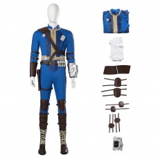 Fallout Man Cosplay Costumes TV Drama Fallout Suit Blue Outfits