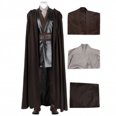 Anakin Skywalker Halloween Cosplay Suit Star War Episode II Attack of the Clones Costume