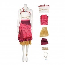 Anime Moana 2 Costume Moana Suit Halloween Cosplay Outfits