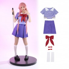 Yuno Gasai Costumes Future Diary Female Cosplay Dress