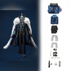 Alva Lorenz Warden Costume Identity V Suit Men Halloween Cosplay Outfits