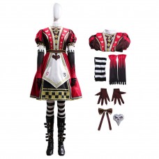 Alice Red Queen Costume Alice Madness Returns Suit Women Halloween Cosplay Outfits