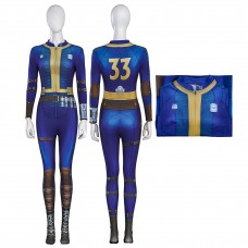 Fallout Lucy Cosplay Jumpsuit TV Fallout Vault 33 Costumes