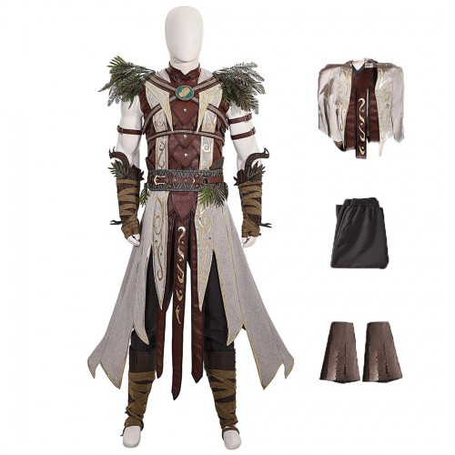 Halsin Cosplay Costume Game Baldurs Gate 3 Halloween Suits