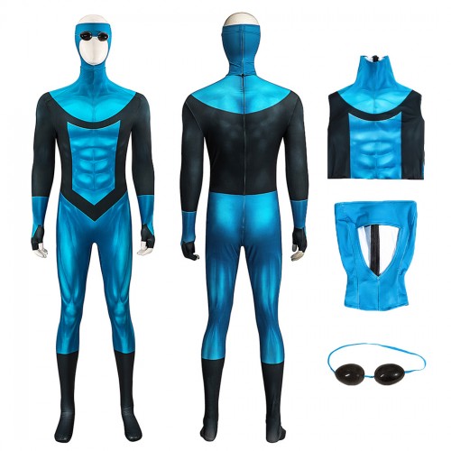 Mark Grayson Jumpsuits Invincible 3 Halloween Printed Costumes Male Battle Cosplay Suit