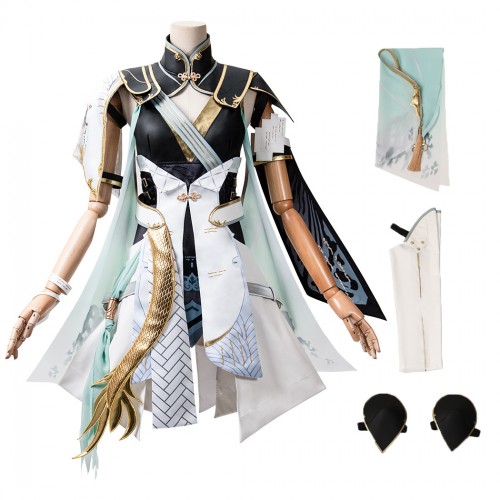 Game Wuthering Waves Jinhsi Costume Women Halloween Cosplay Suits