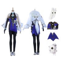 Genshin Impact Cosplay Suit Yelan Costume With Jumpsuit  