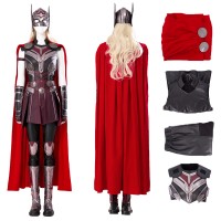 Jane Foster Halloween Suit Thor 4 Love and Thunder Leather Cosplay Costume  