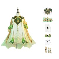 Game Genshin Impact Suit Nahida Lesser Lord Cosplay Costumes Dress  