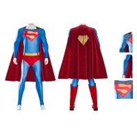 Superman Cosplay Costumes Superman 1978 Jeff East Version Jumpsuit  