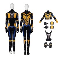 2023 Hope van Dyne Wasp Female Cosplay Costumes Ant-Man Halloween Outfits  