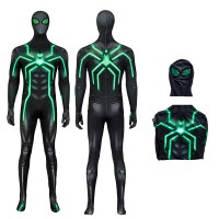 Marvel Spiderman Cosplay Costume Ps4 The Stealth Suit Spider-Man Halloween Jumpsuit  