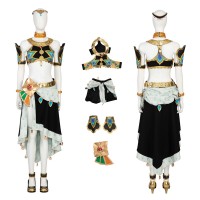 Makeela Riju Cosplay Costumes The Legend of Zelda Tears of the Kingdom Suit  