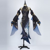 Shenhe Cosplay Costume Game Genshin Impact Suits  