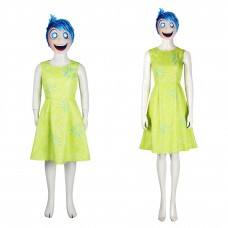 Joy Cosplay Costumes Anime Inside Out 2 Suit Adult Kids Outfits