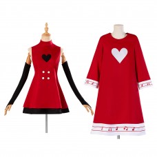 Hazbin Hotel Charlie Cosplay Suit Halloween Costumes Red Dress