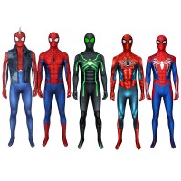 Spider-Man PS4 Cosplay Jumpsuit Spiderman Costume  